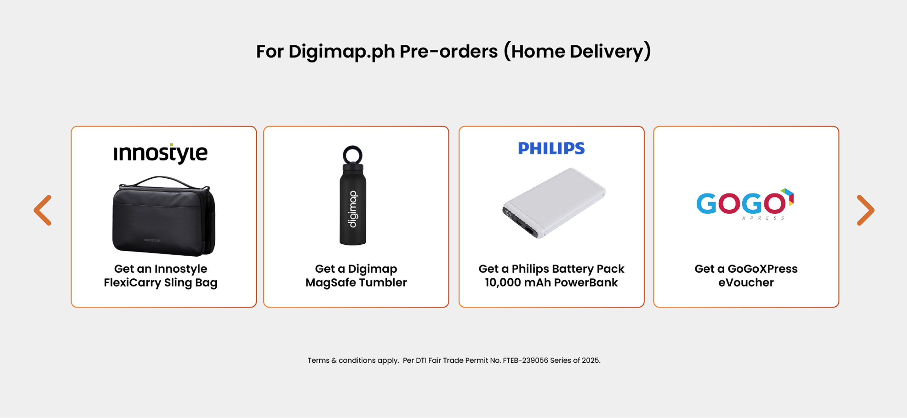 pre-order gifts