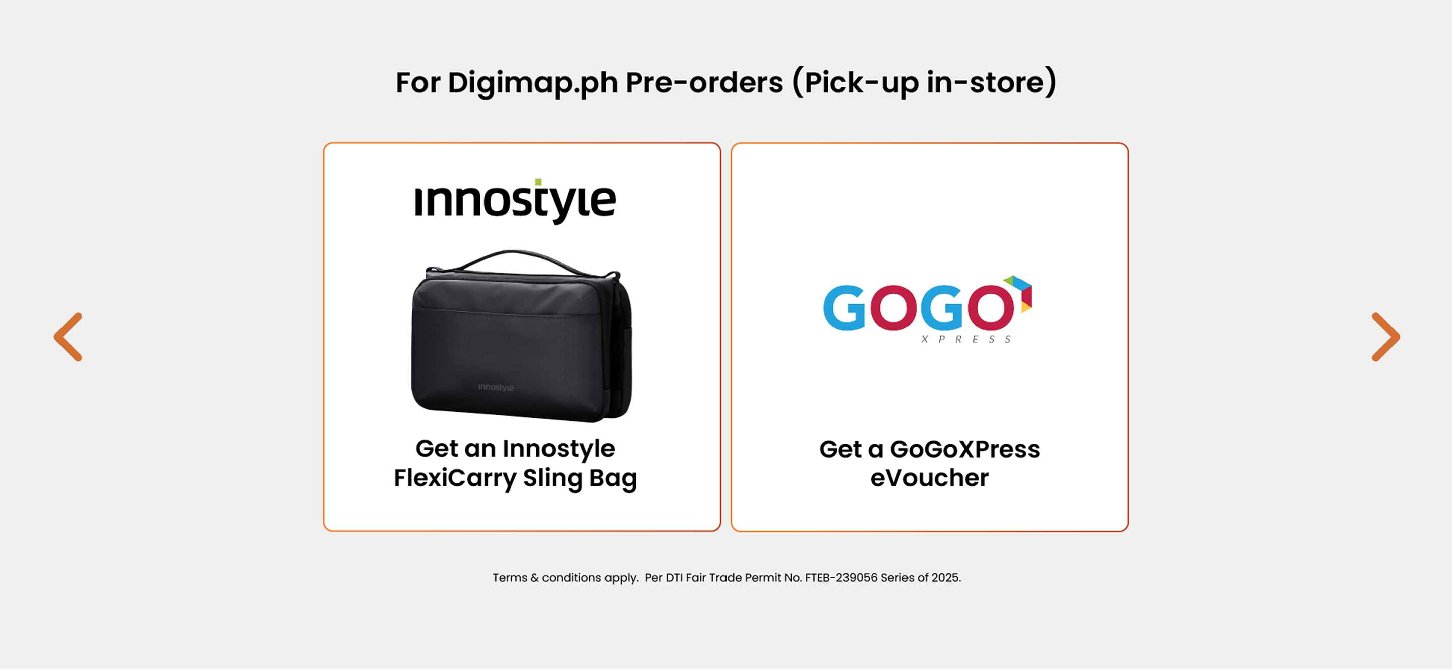 pre-order gifts