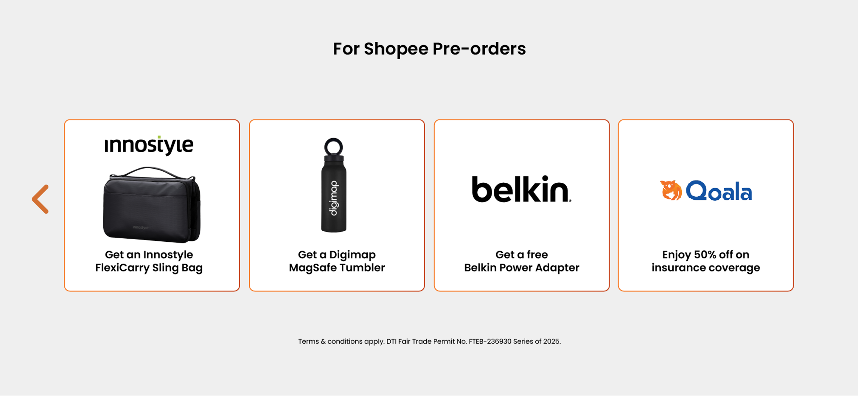 pre-order gifts
